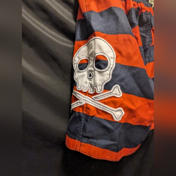 Gymboree Red and Blue Swimshorts- boys 8 - Picture 2 of 10